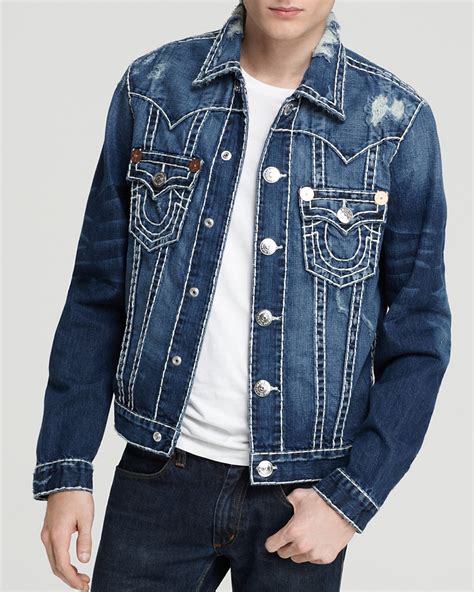 replica mens true religion jacket|true religion men's denim jacket.